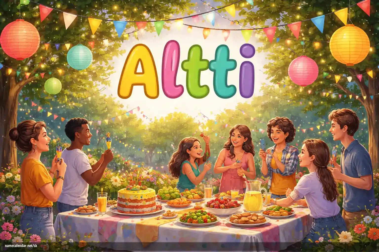 Oslava menín a mien - Altti