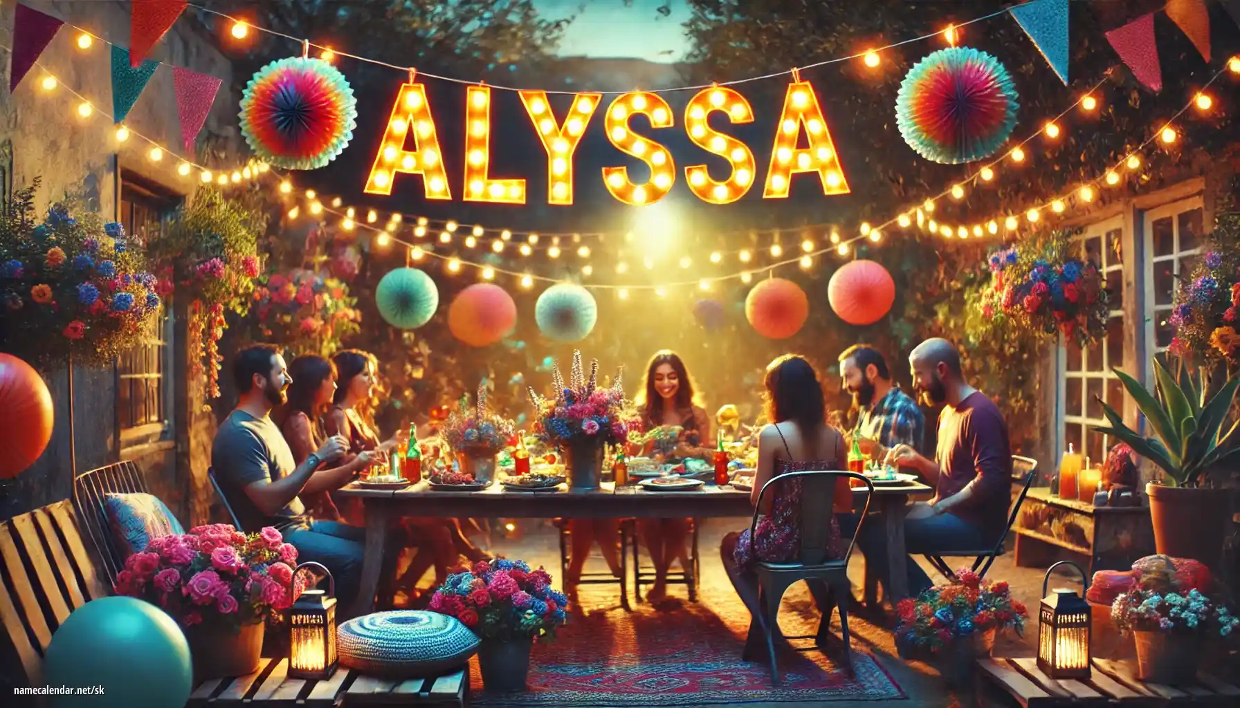 Oslava menín a mien - Alyssa