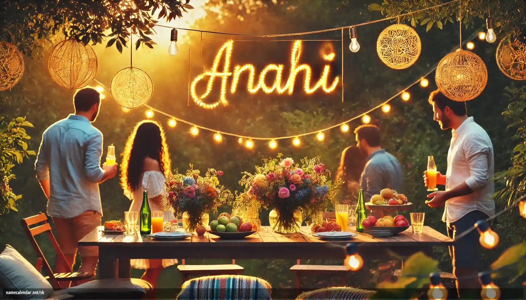 Oslava menín a mien - Anahi