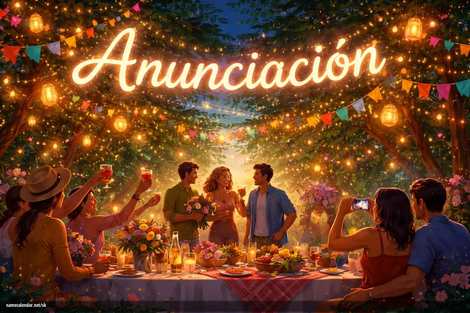 Oslava menín a mien - Anunciación