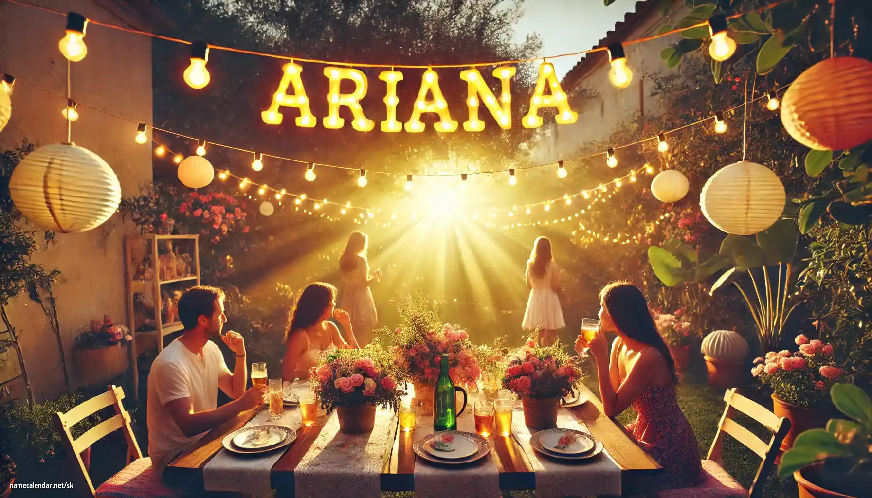 Oslava menín a mien - Ariana