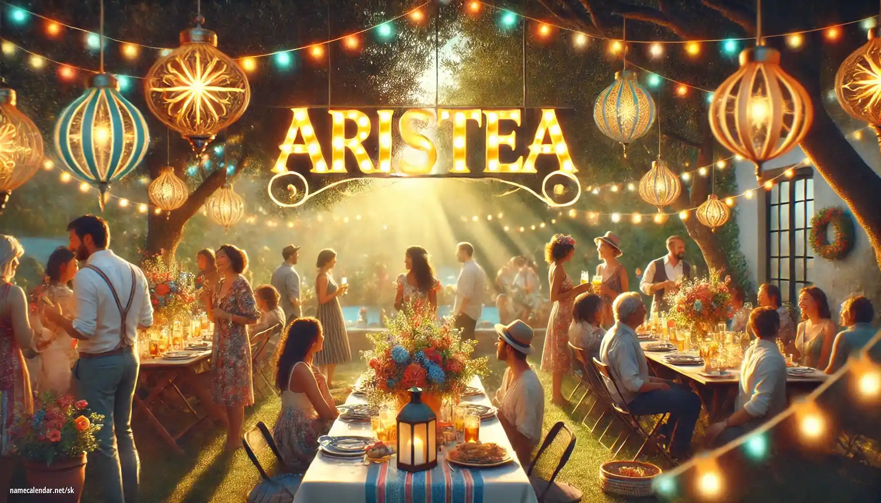 Oslava menín a mien - Aristea