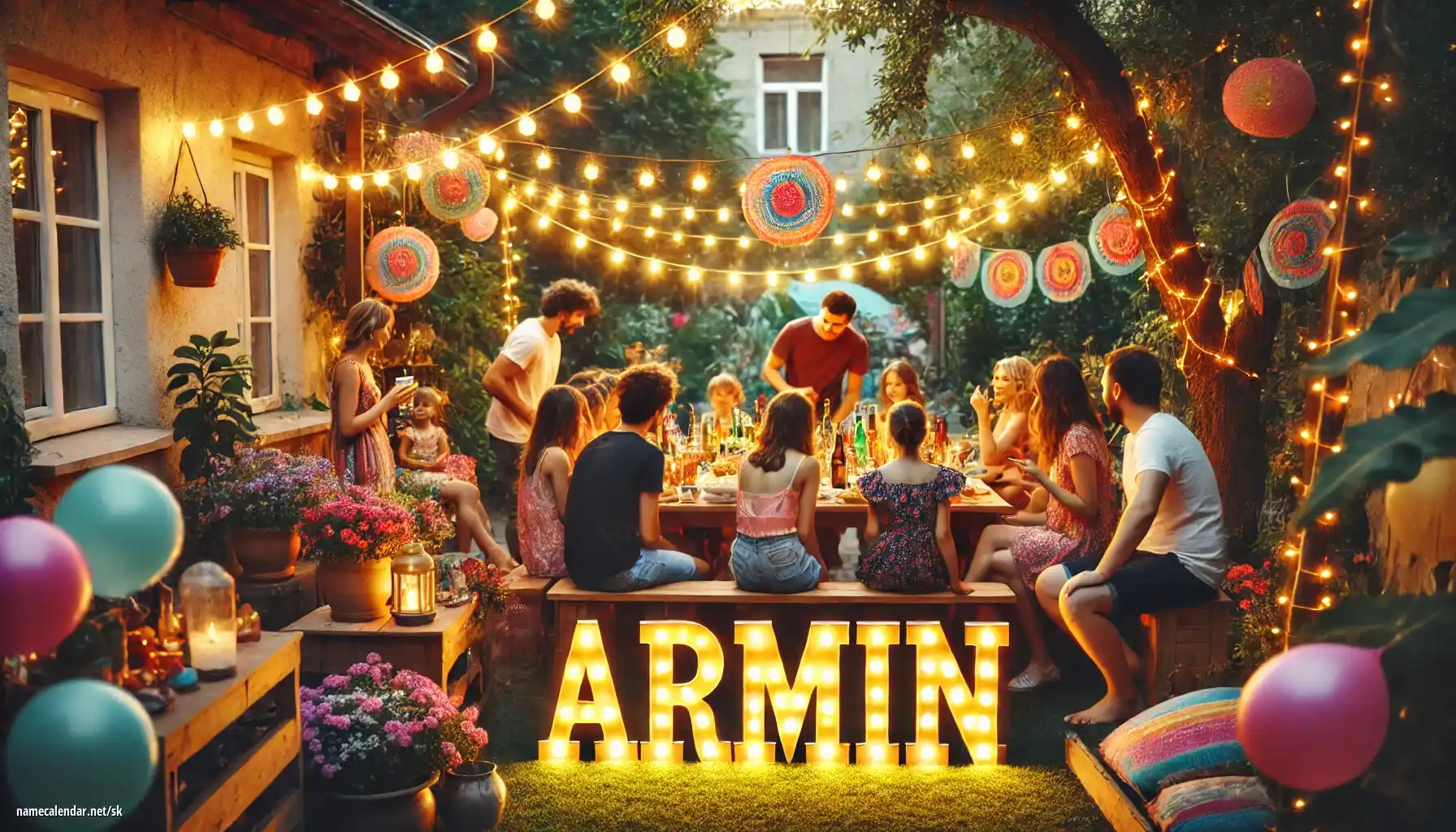 Oslava menín a mien - Armin