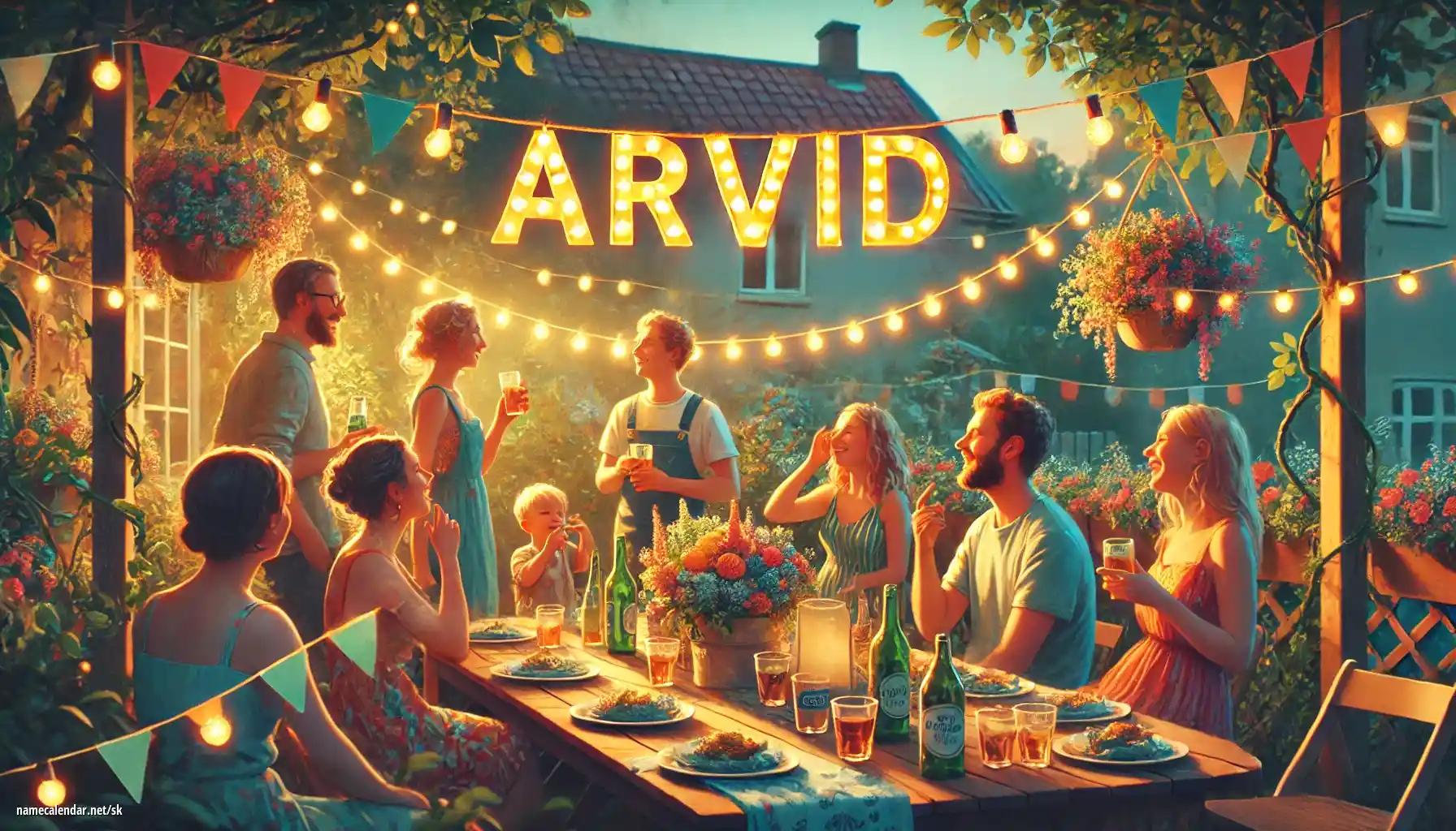 Oslava menín a mien - Arvid