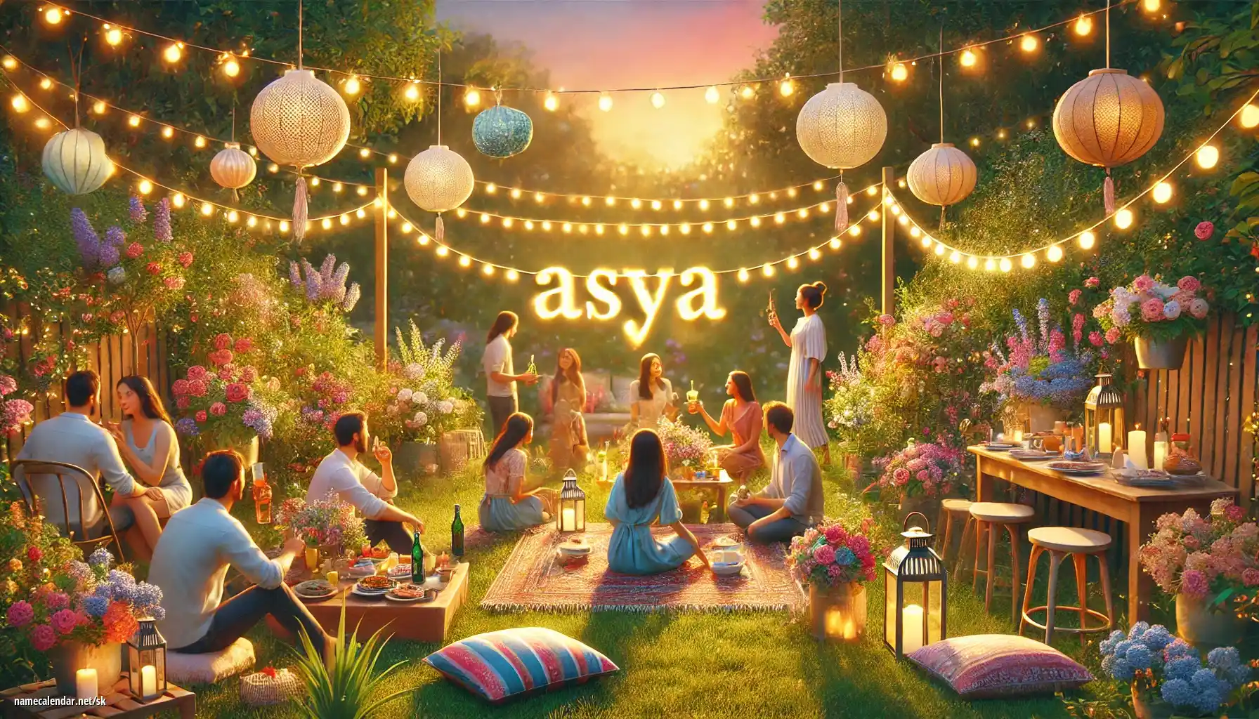 Oslava menín a mien - Asya