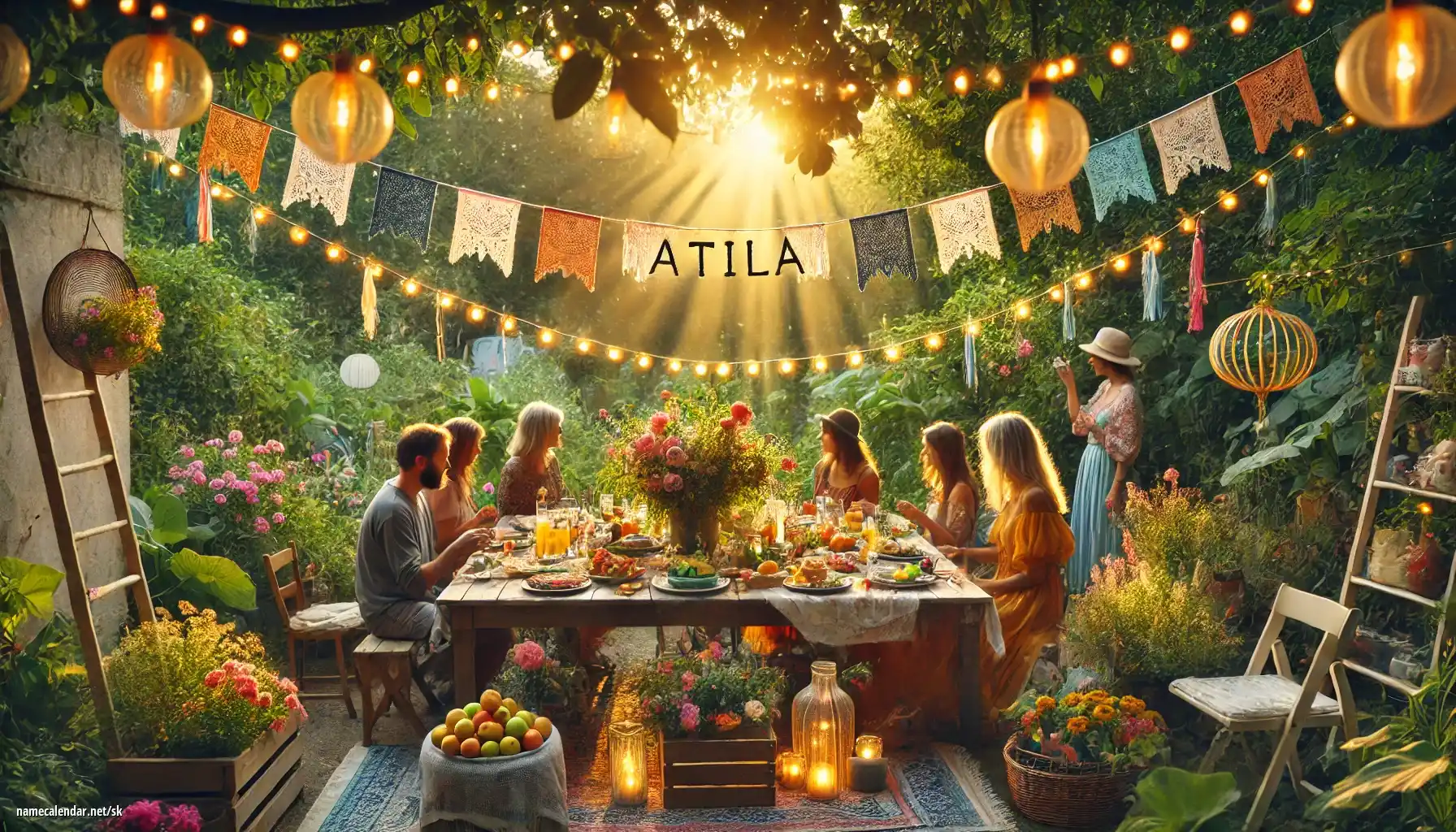 Oslava menín a mien - Atila