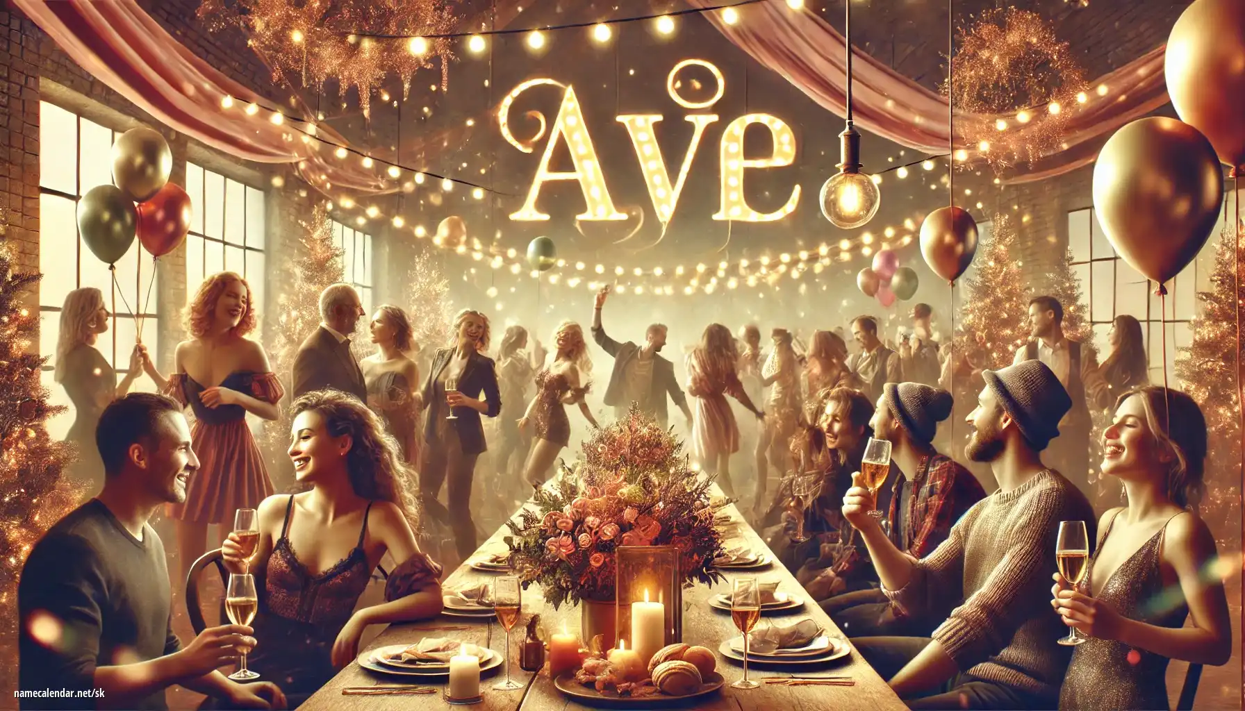 Oslava menín a mien - Ave