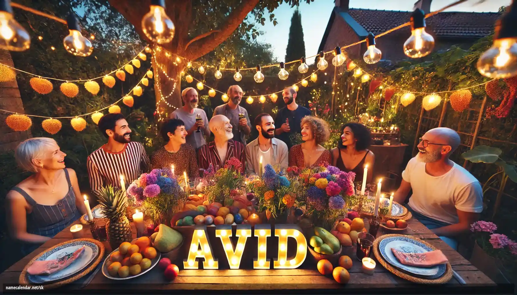 Oslava menín a mien - Avid