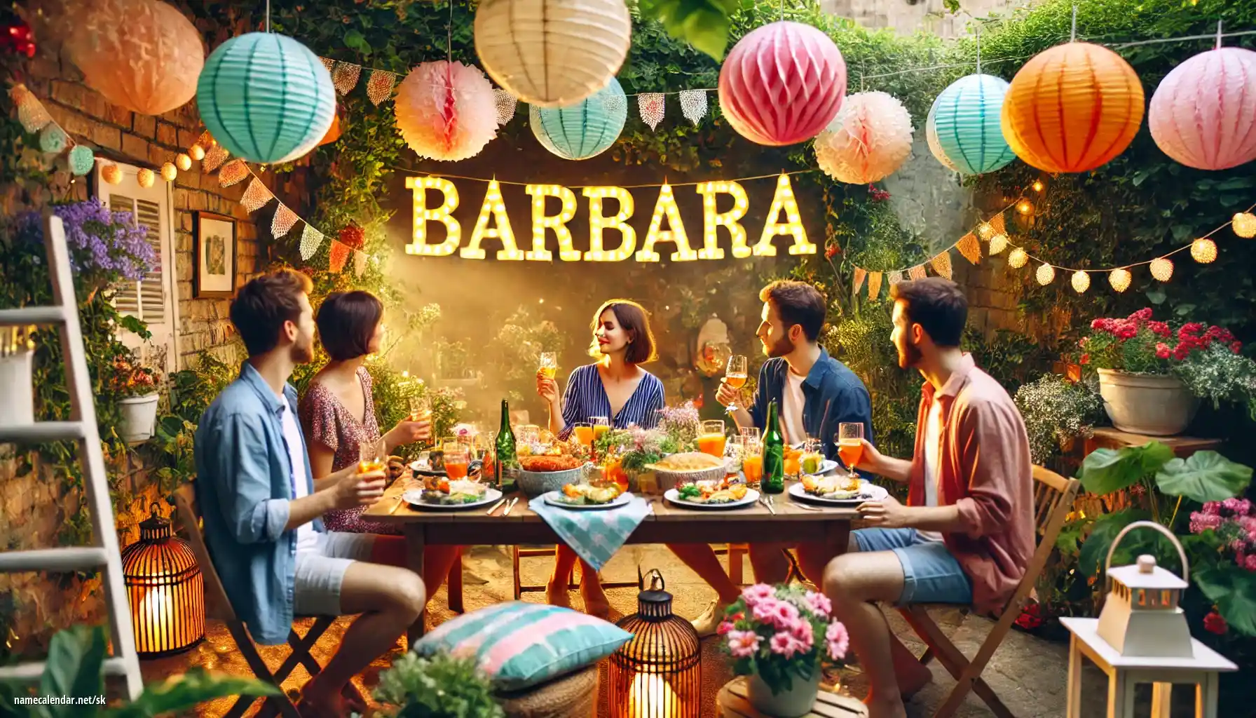 Oslava menín a mien - Barbara