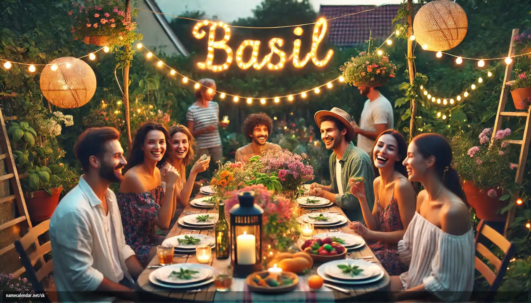 Oslava menín a mien - Basil