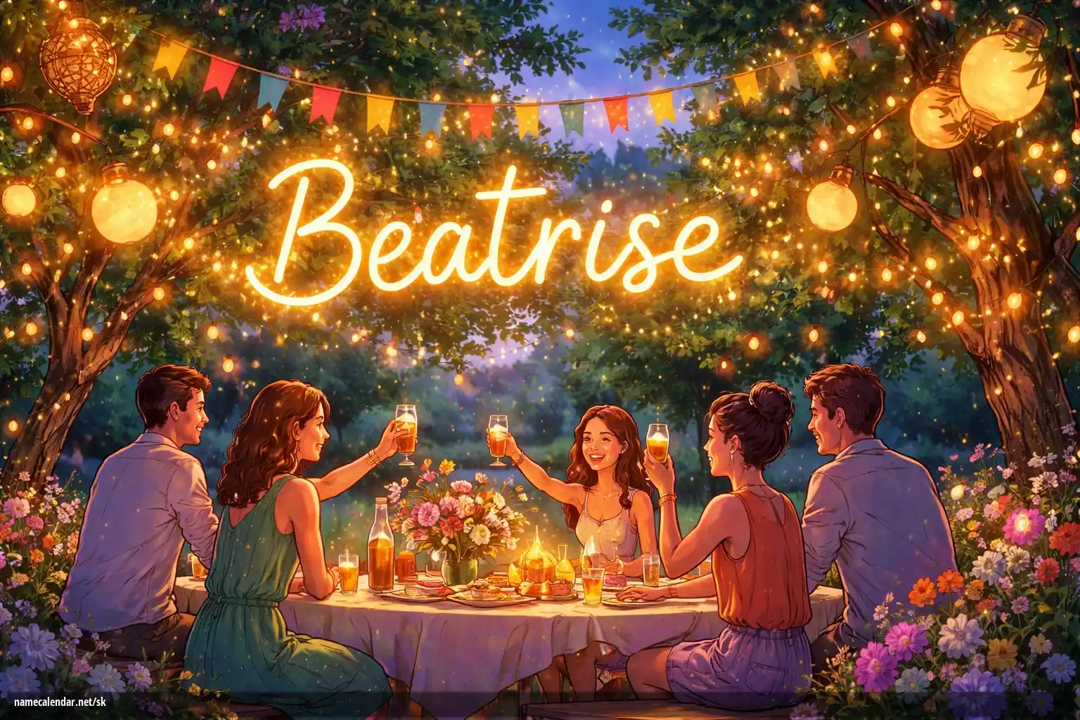 Oslava menín a mien - Beatrise