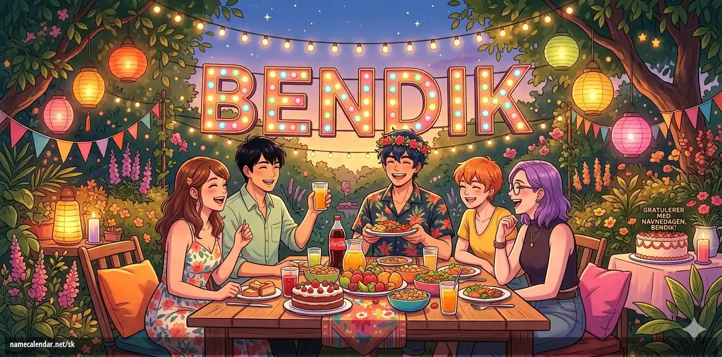 Oslava menín a mien - Bendik