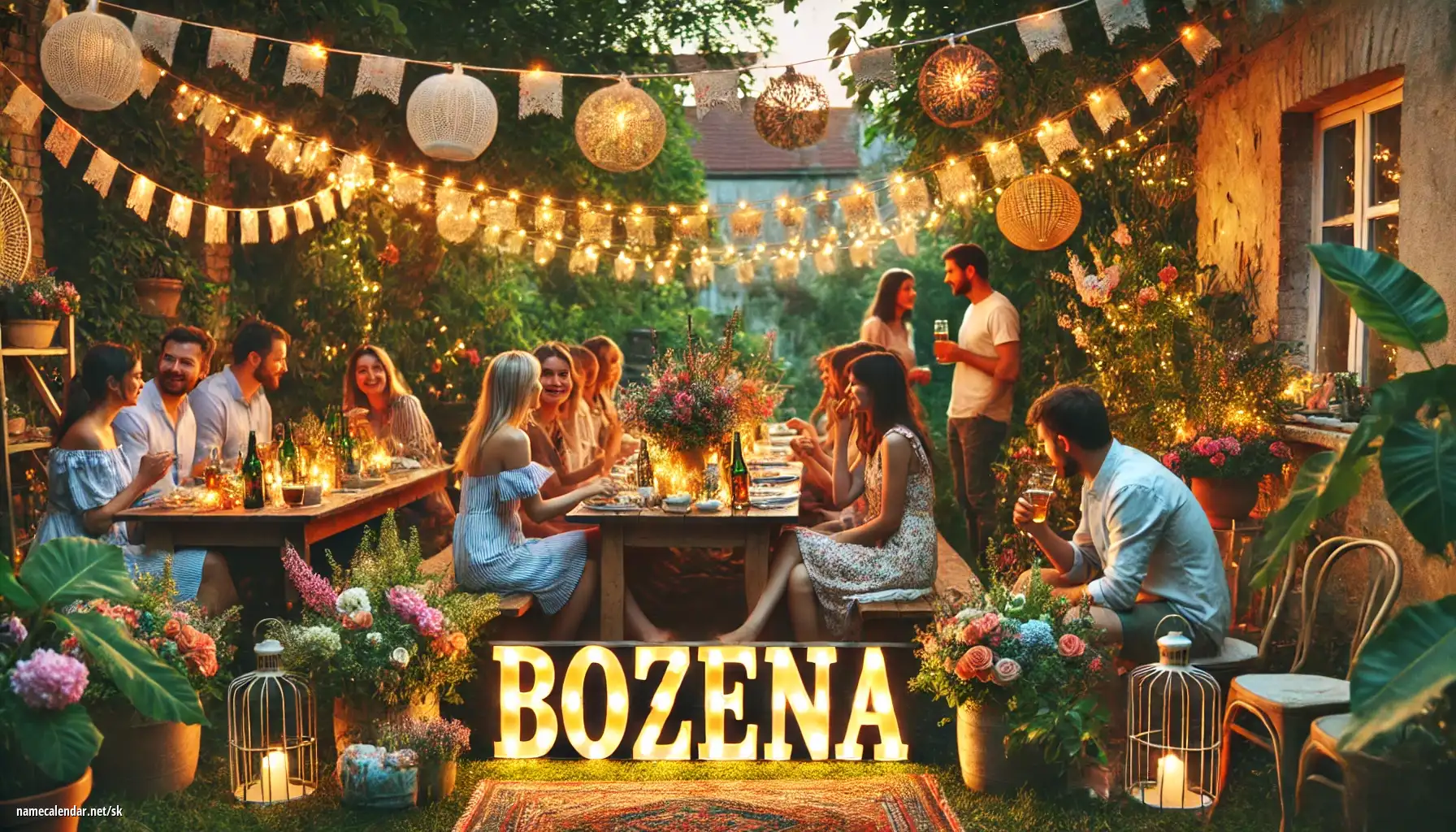 Oslava menín a mien - Božena