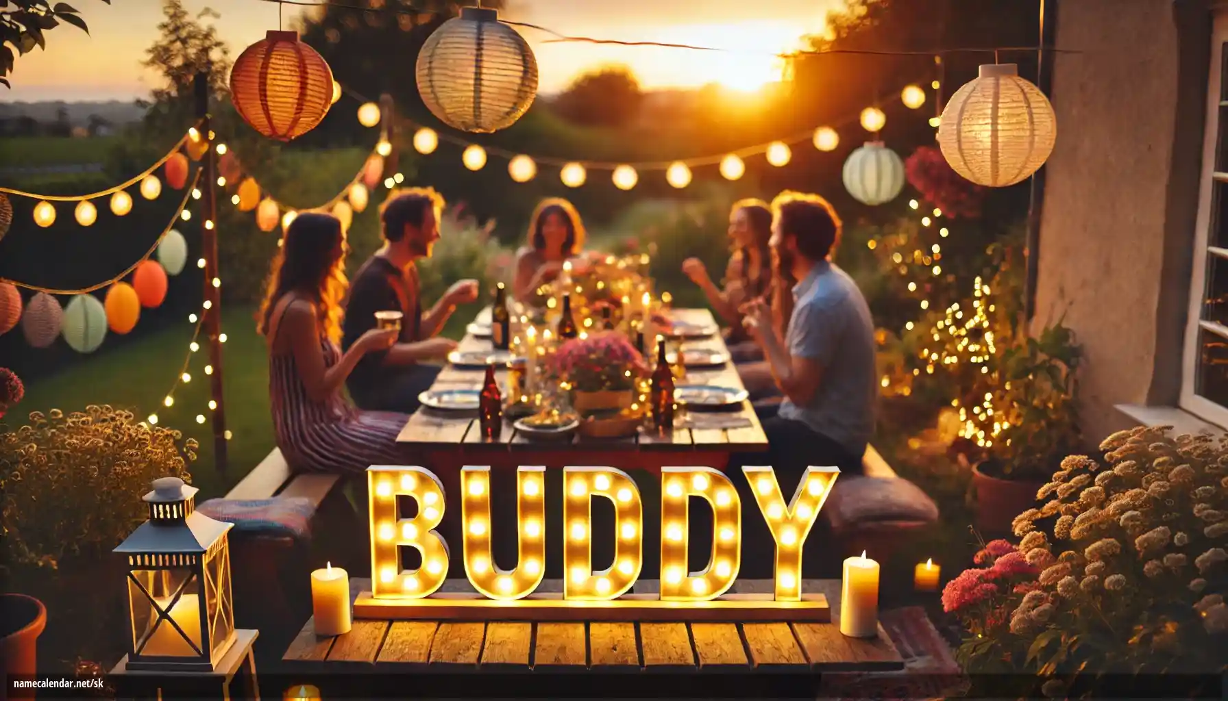 Oslava menín a mien - Buddy