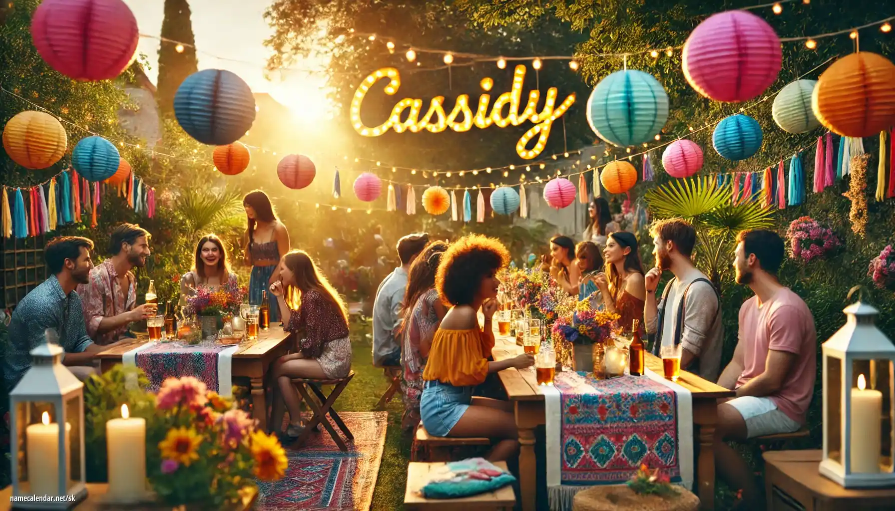 Oslava menín a mien - Cassidy