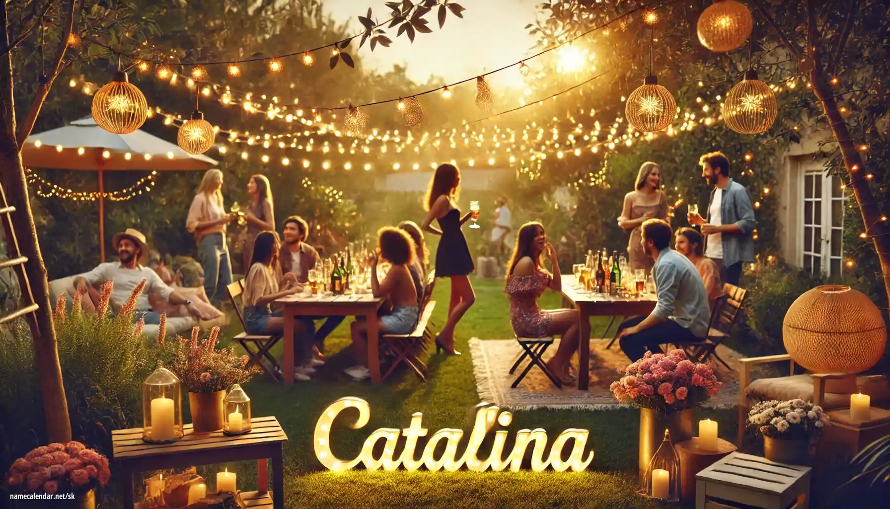 Oslava menín a mien - Catalina