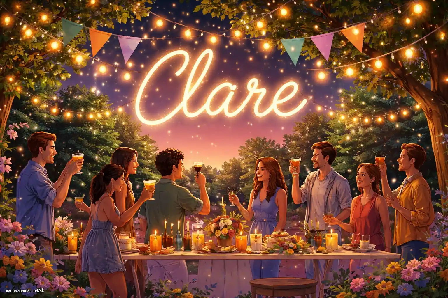 Oslava menín a mien - Clare