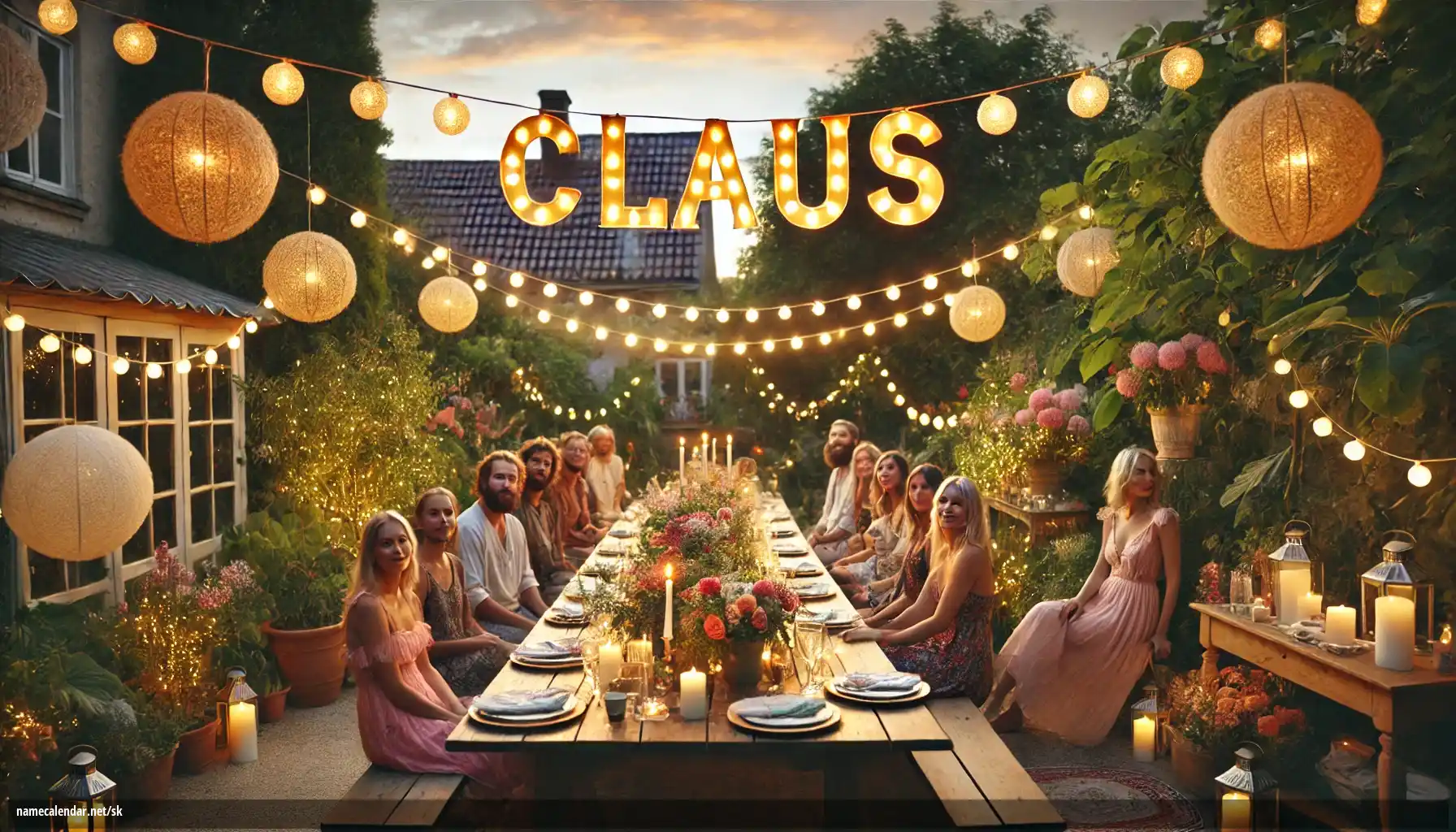 Oslava menín a mien - Claus