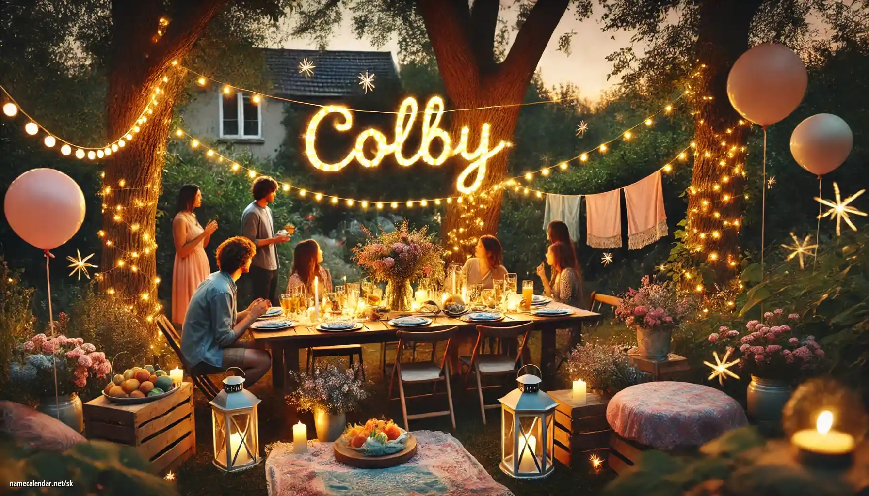 Oslava menín a mien - Colby