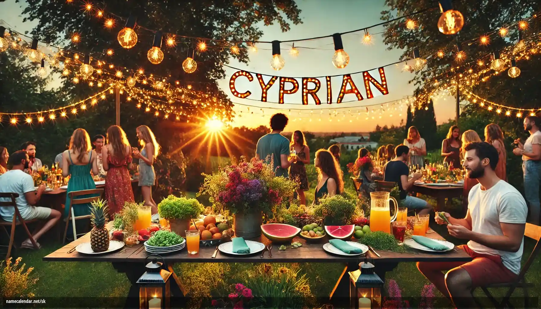 Oslava menín a mien - Cyprian