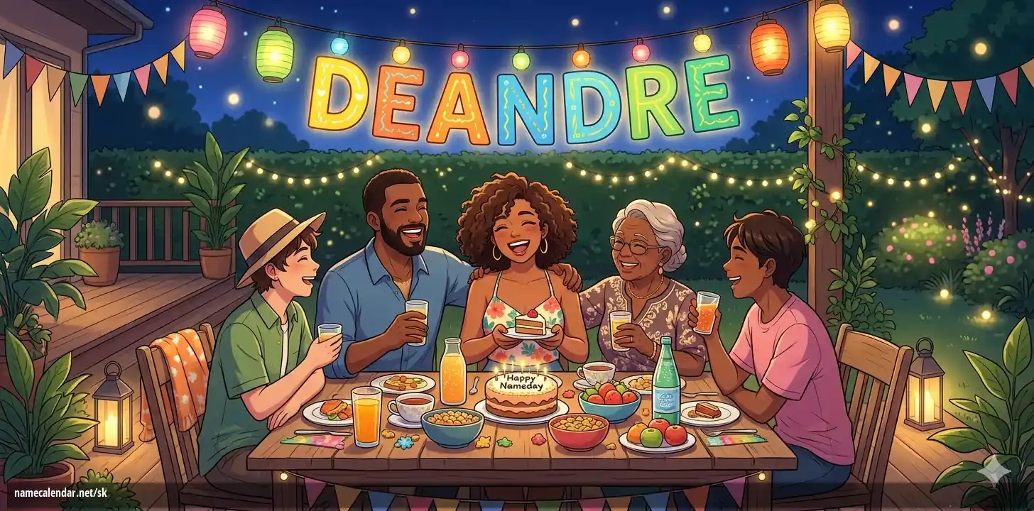 Oslava menín a mien - Deandre