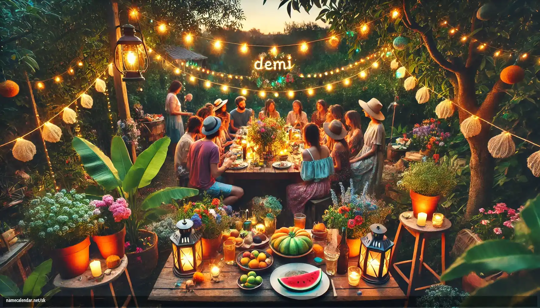 Oslava menín a mien - Demi