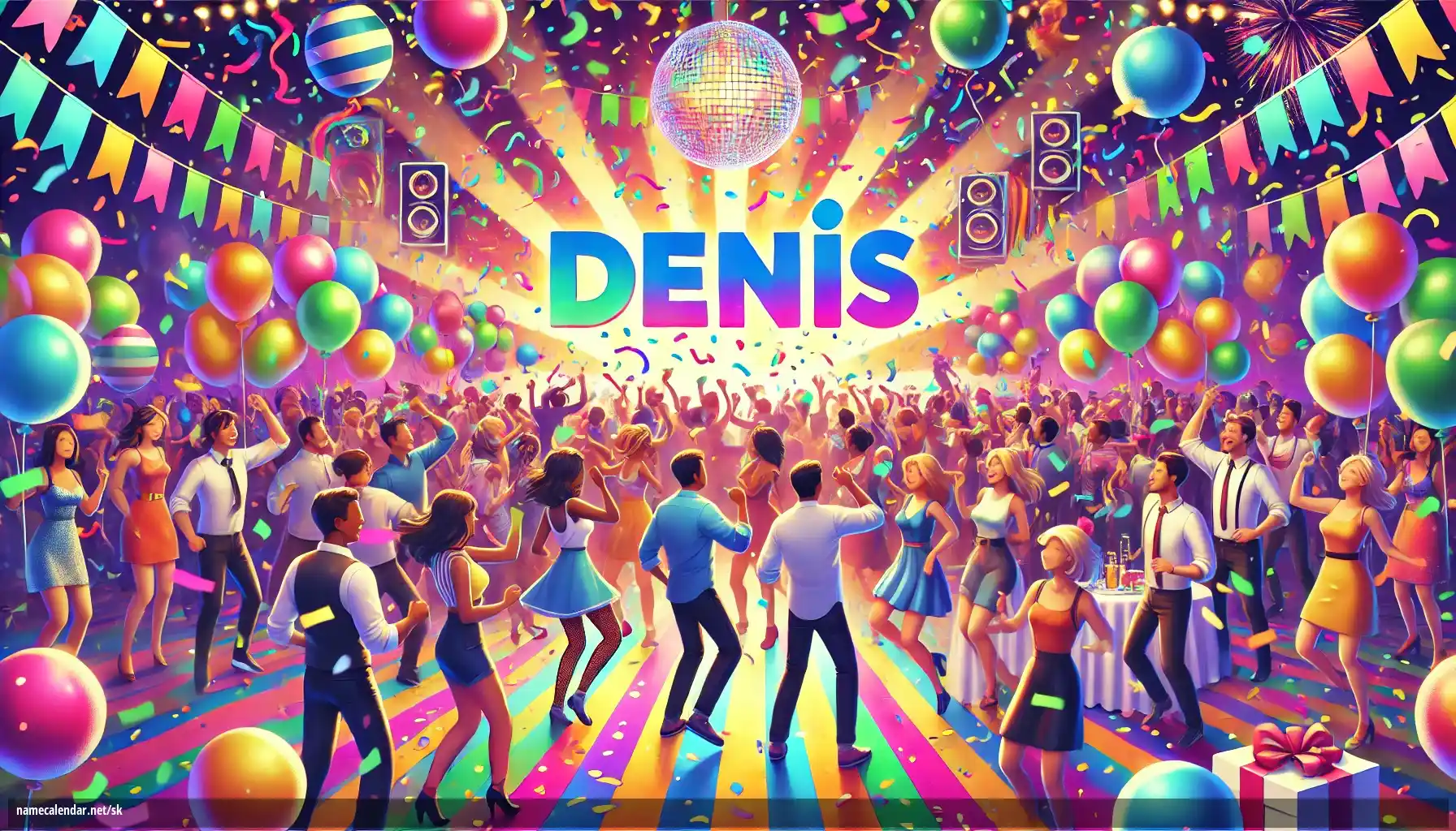 Oslava menín a mien - Denis