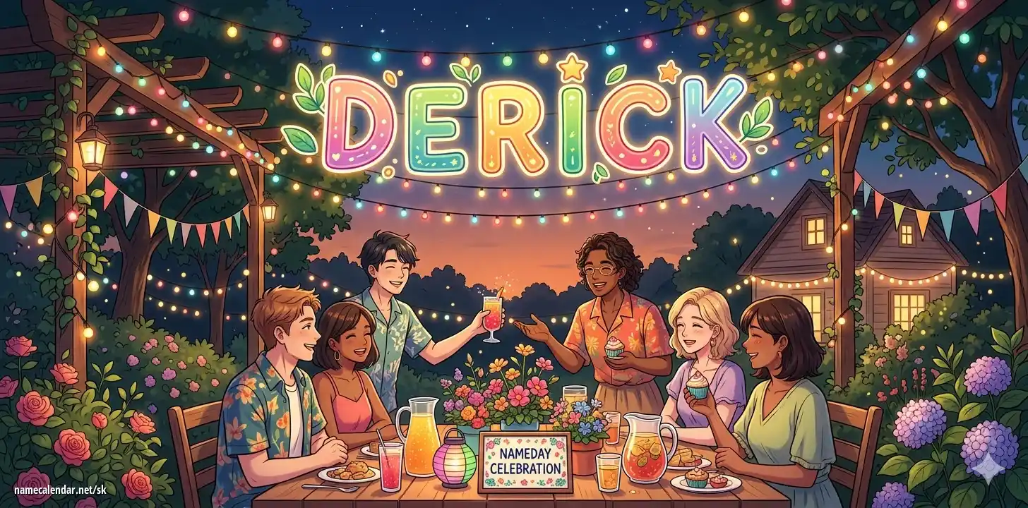 Oslava menín a mien - Derick