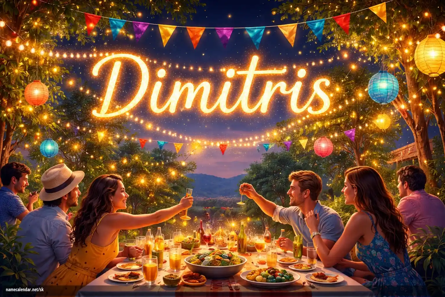 Oslava menín a mien - Dimitris