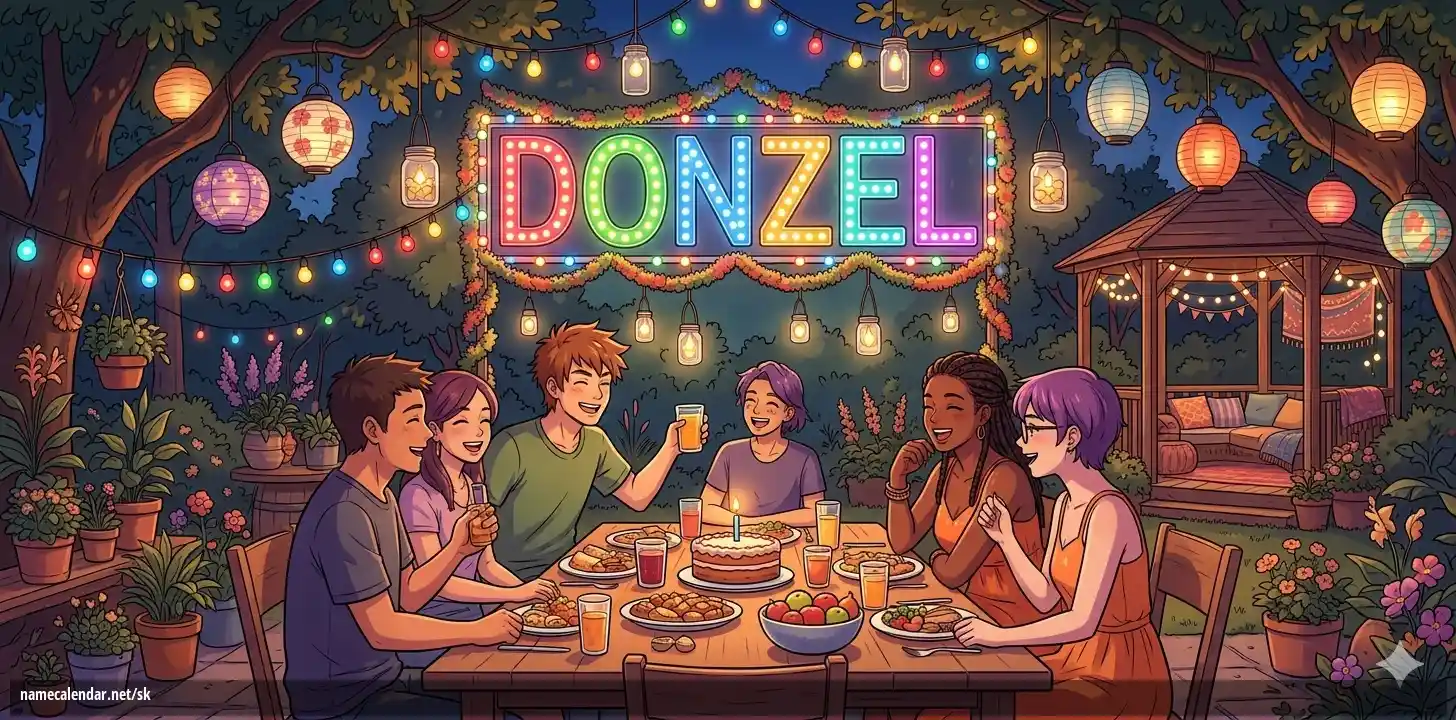 Oslava menín a mien - Donzel