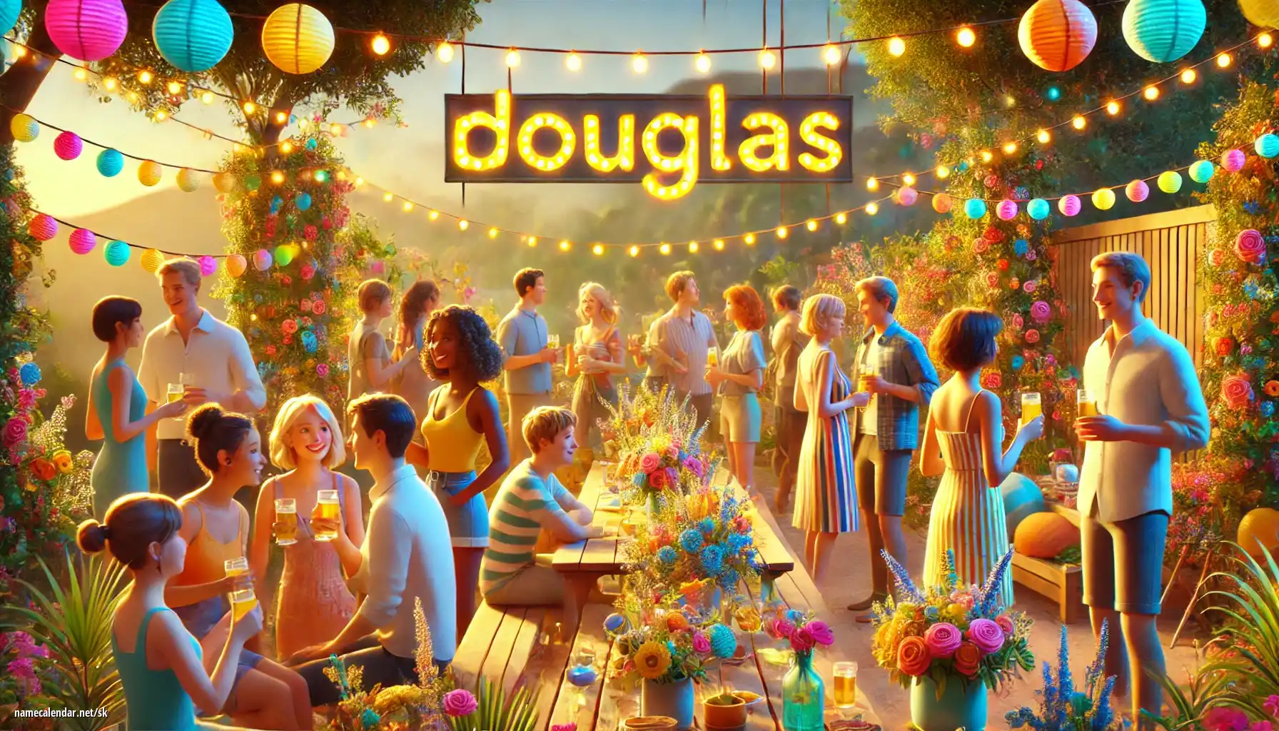 Oslava menín a mien - Douglas