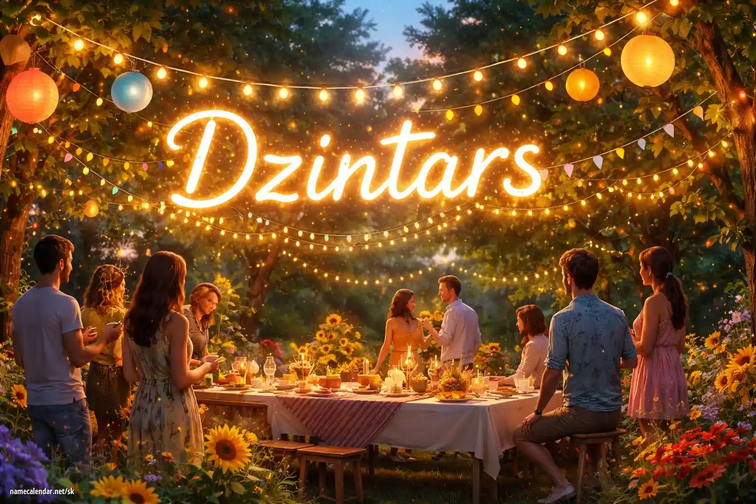 Oslava menín a mien - Dzintars