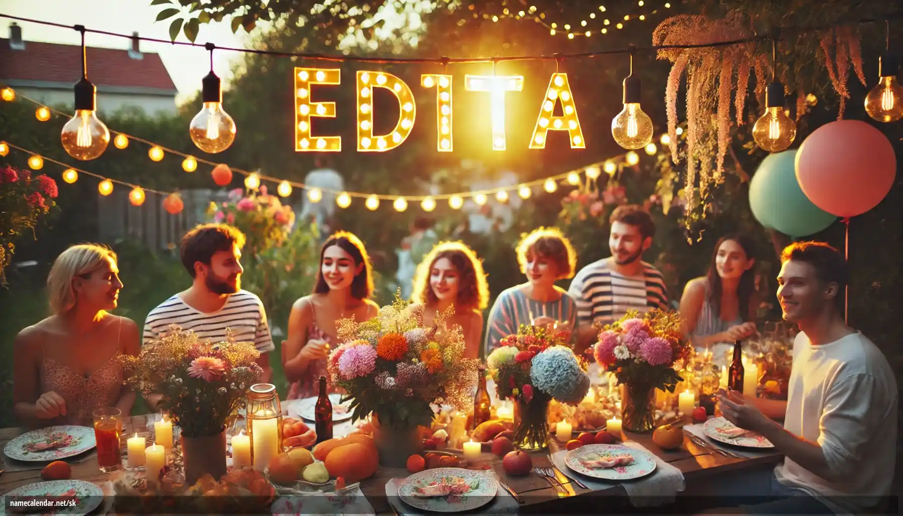 Oslava menín a mien - Edita