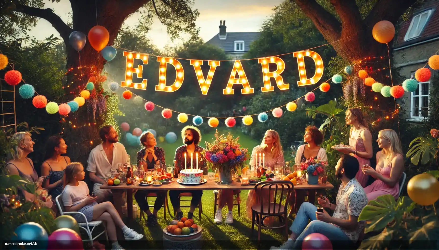 Oslava menín a mien - Edvard