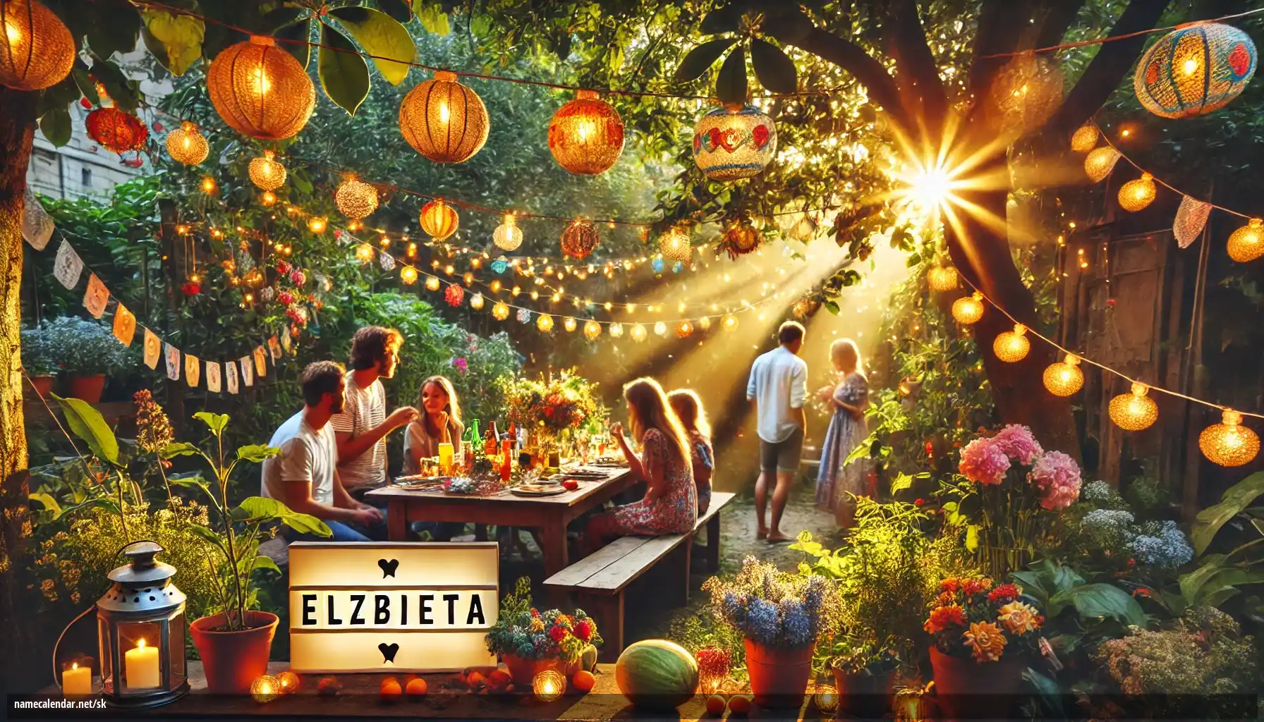 Oslava menín a mien - Elżbieta