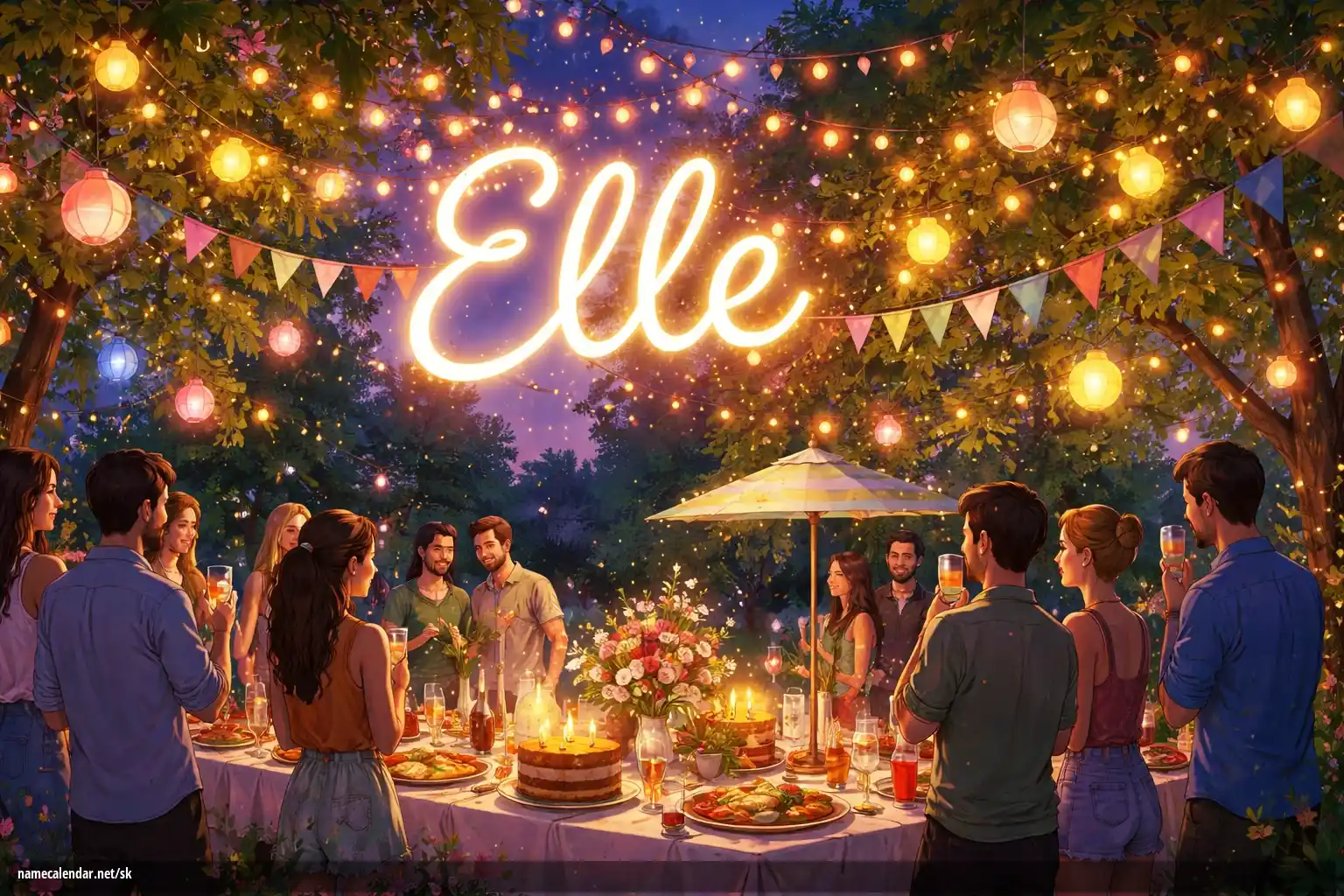 Oslava menín a mien - Elle