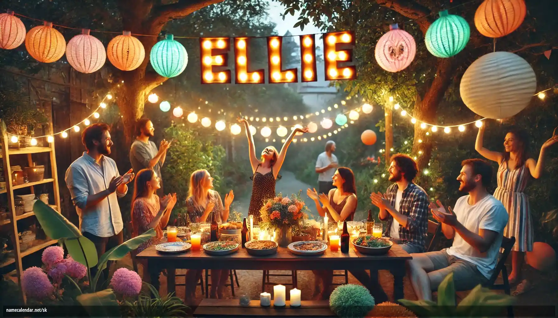 Oslava menín a mien - Ellie