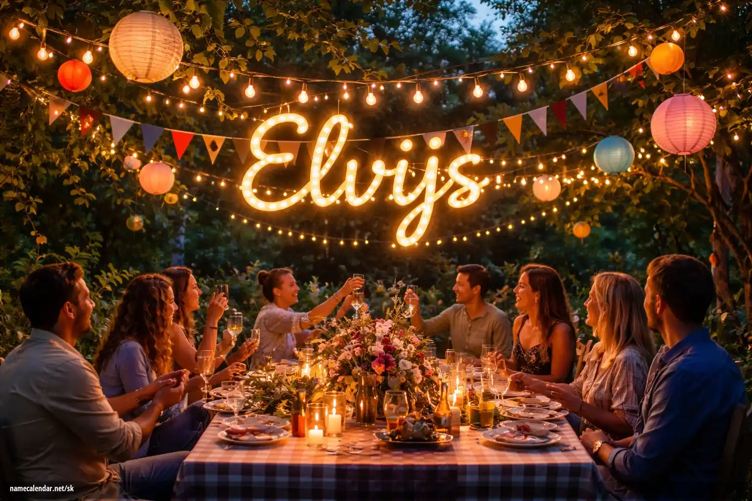 Oslava menín a mien - Elvijs