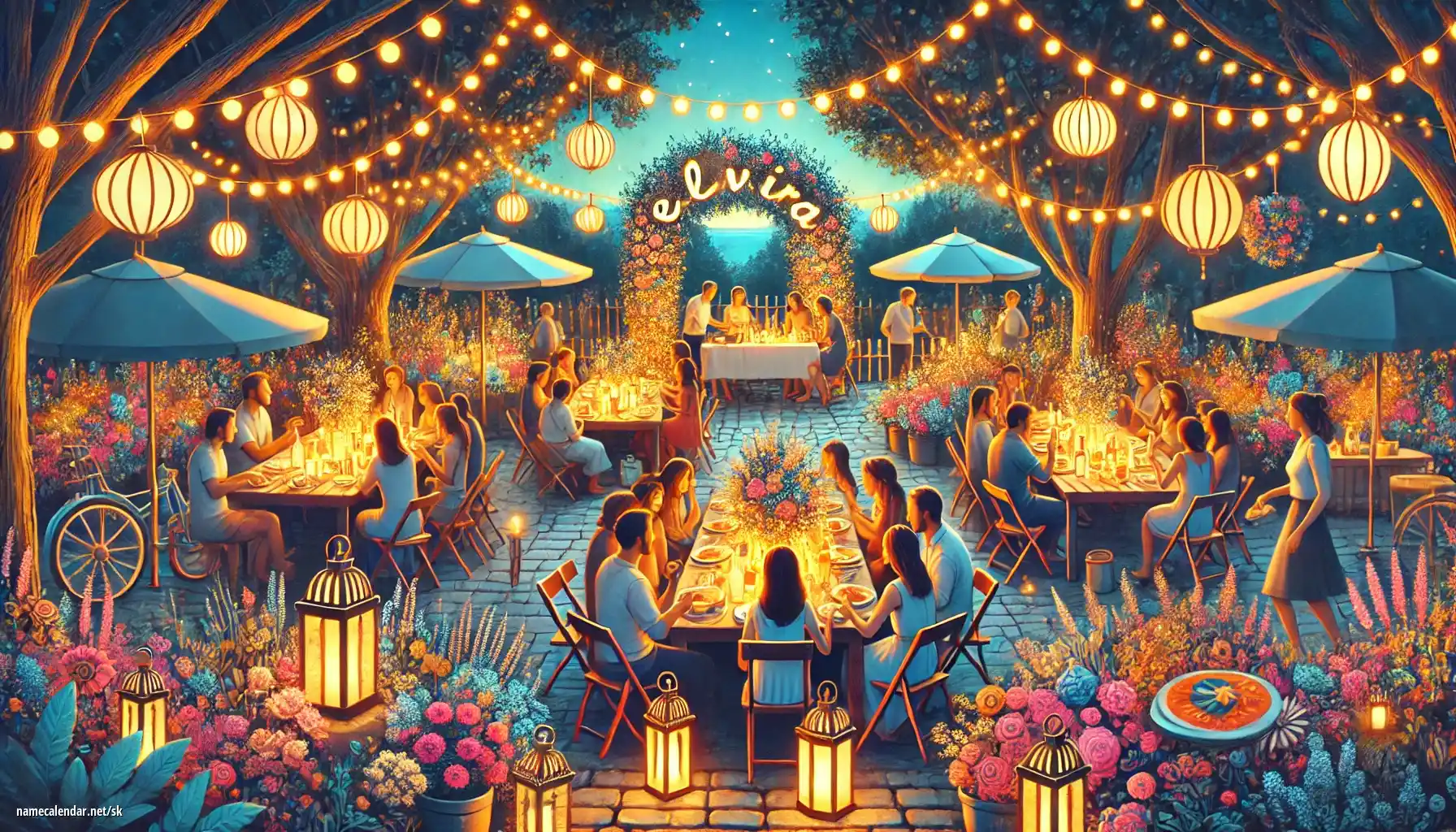 Oslava menín a mien - Elvira