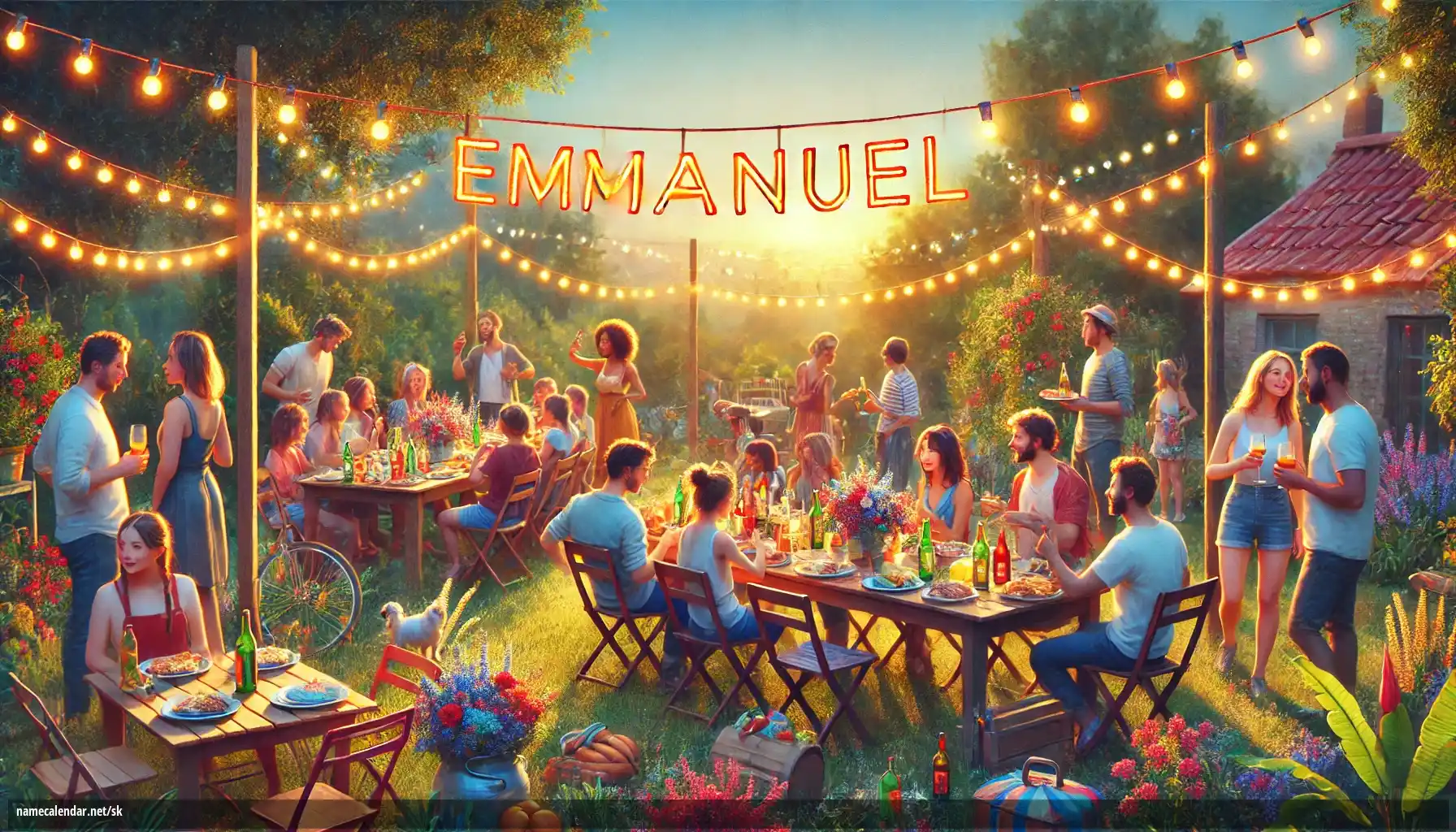 Oslava menín a mien - Emmanuel