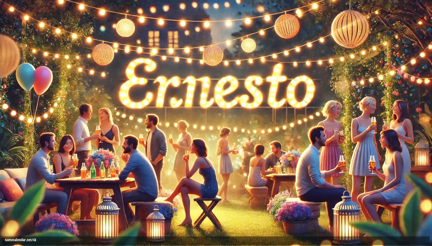 Oslava menín a mien - Ernesto