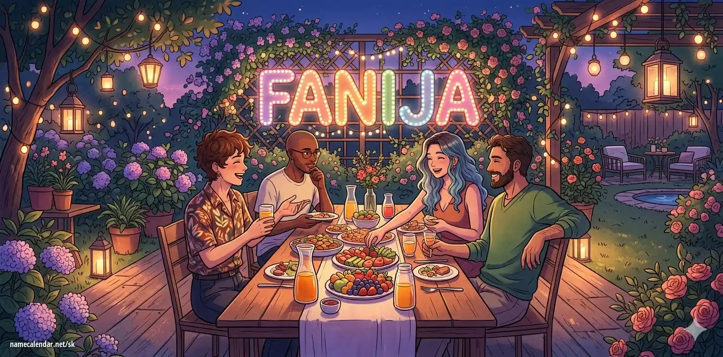 Oslava menín a mien - Fanija