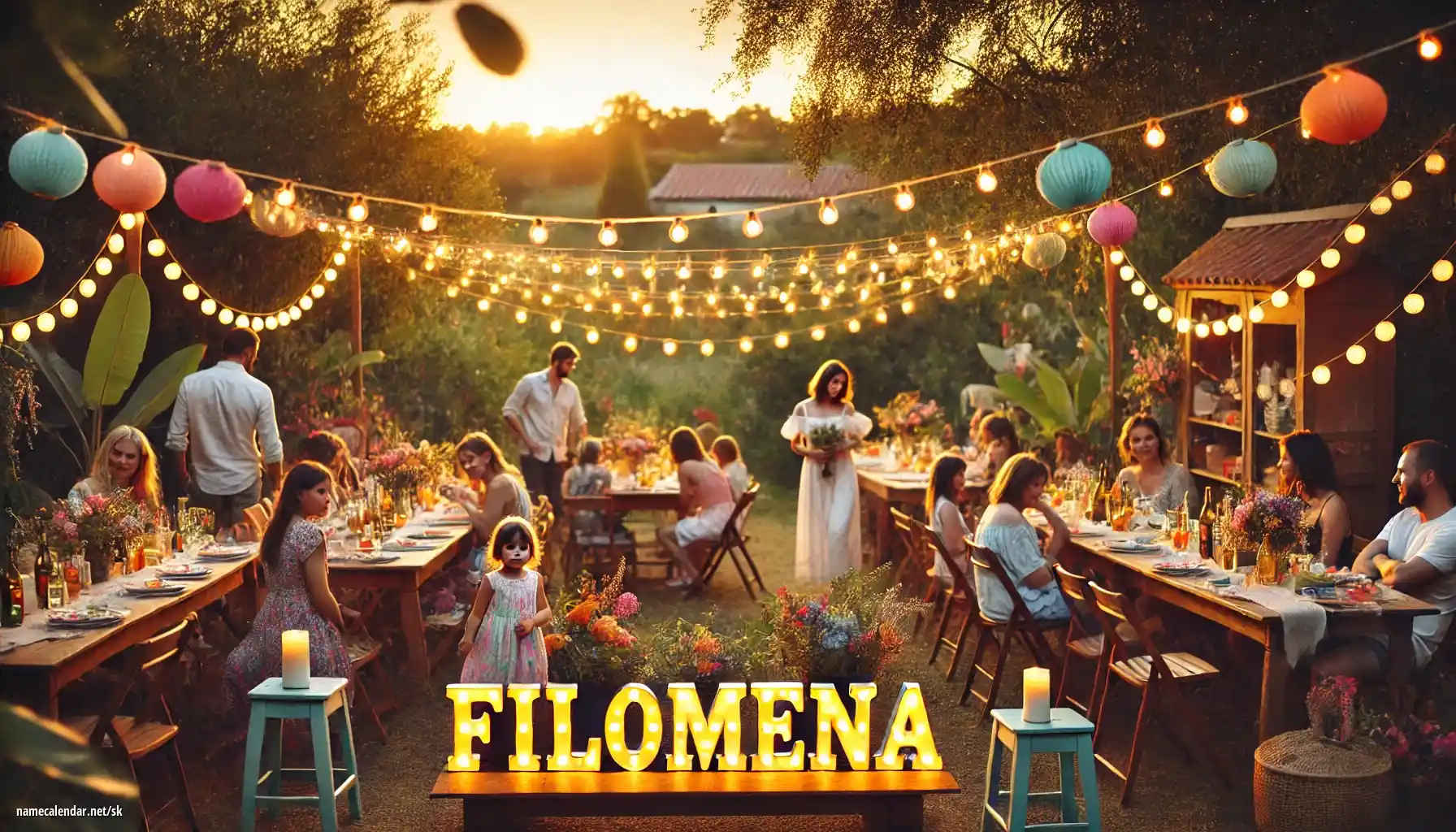 Oslava menín a mien - Filoména