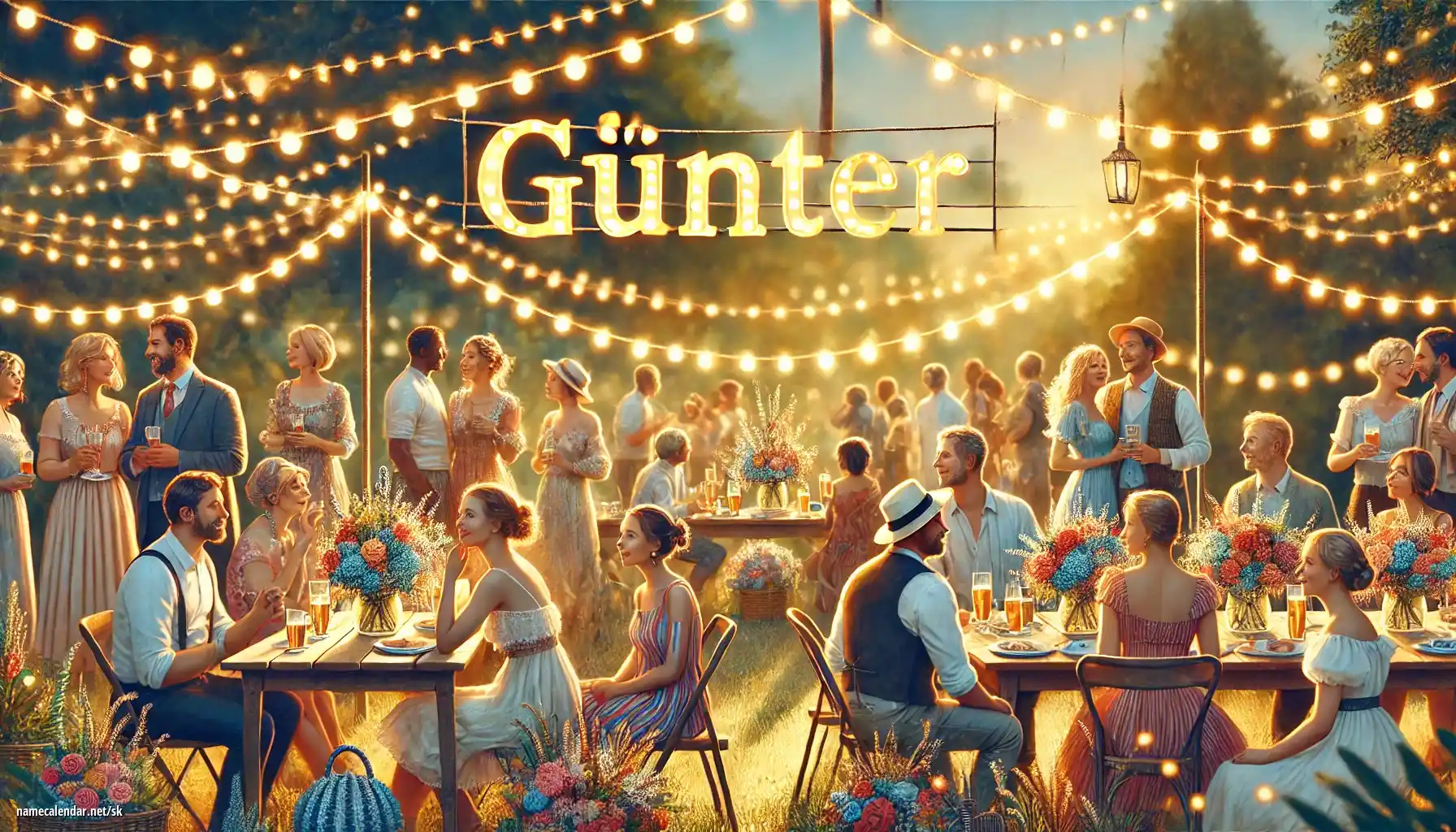 Oslava menín a mien - Günter