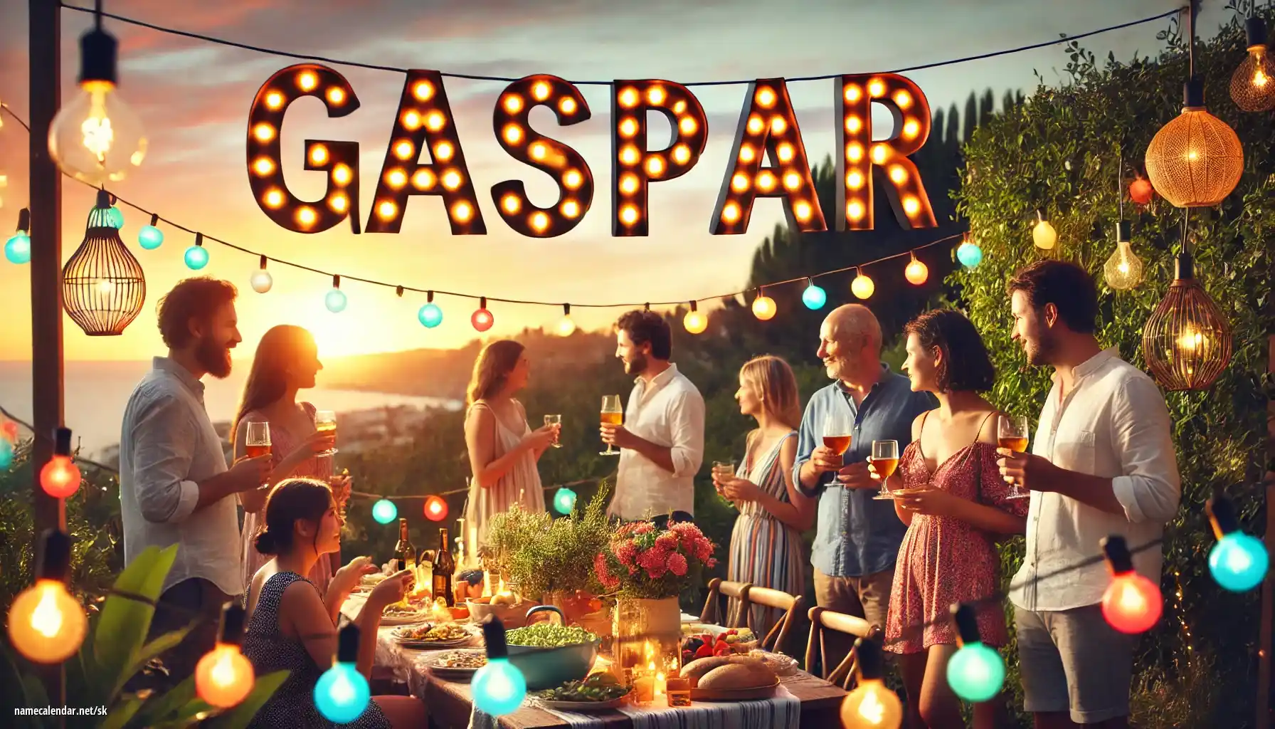 Oslava menín a mien - Gašpar