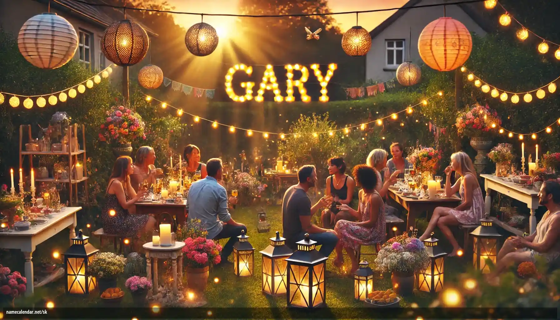 Oslava menín a mien - Gary