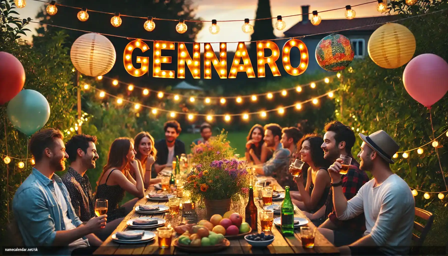 Oslava menín a mien - Gennaro