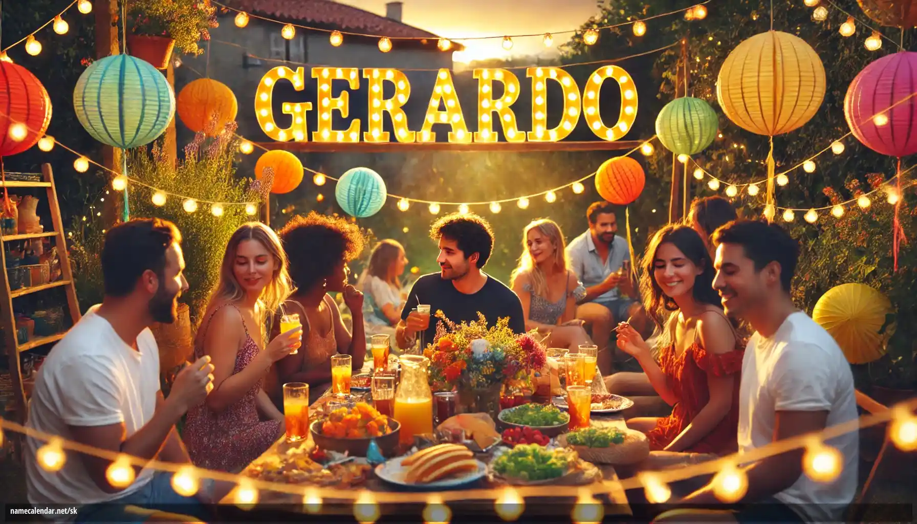 Oslava menín a mien - Gerardo