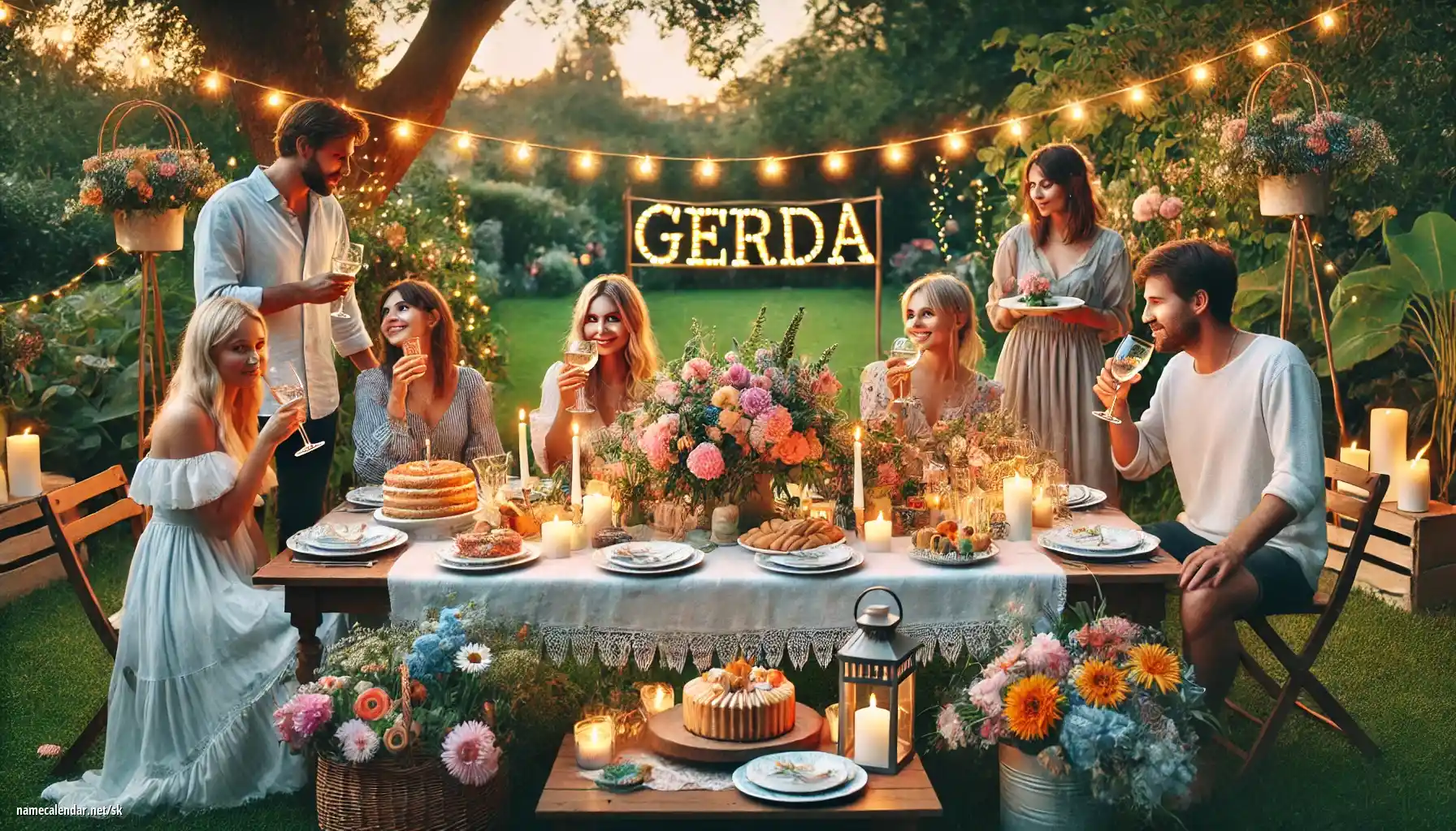 Oslava menín a mien - Gerda