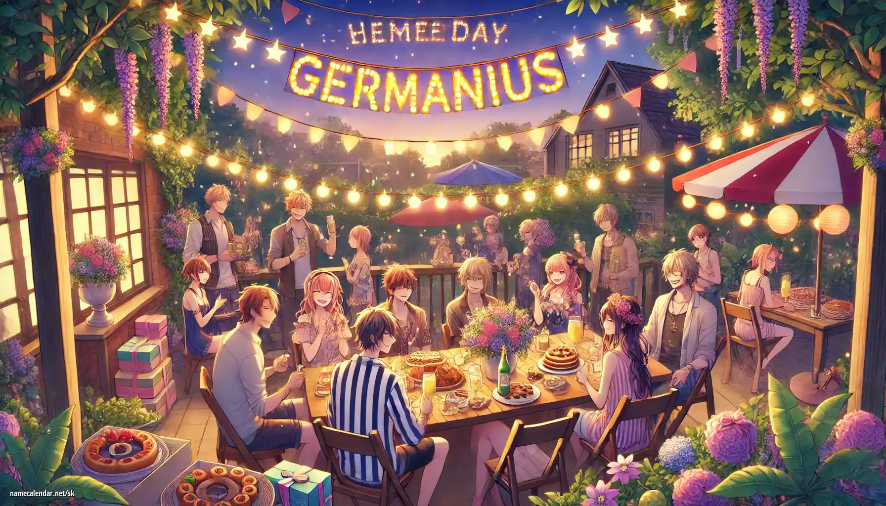 Oslava menín a mien - Germanius